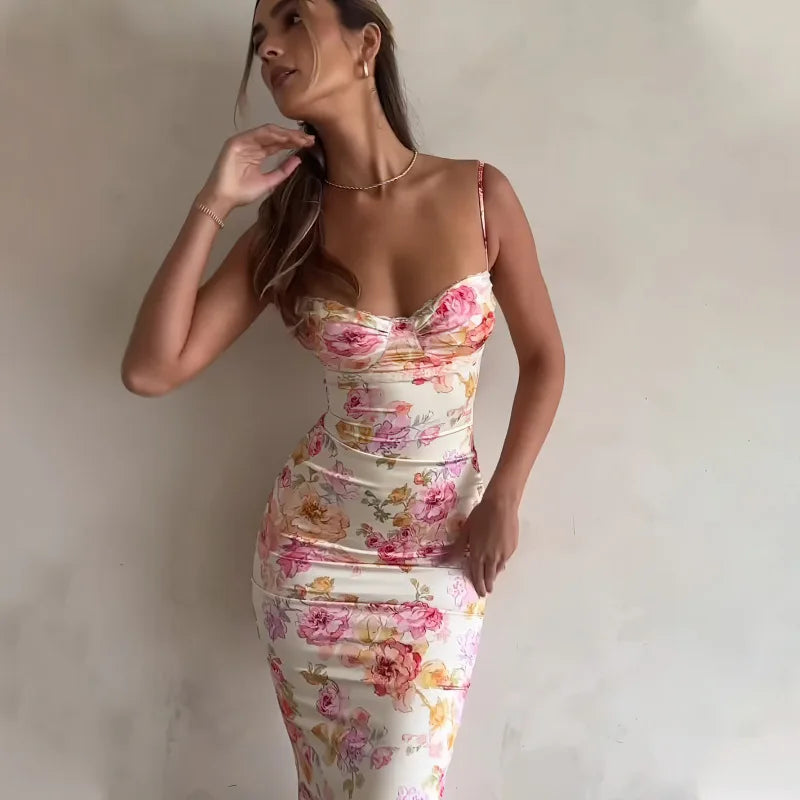 Ennimo Floral Suspender Dress